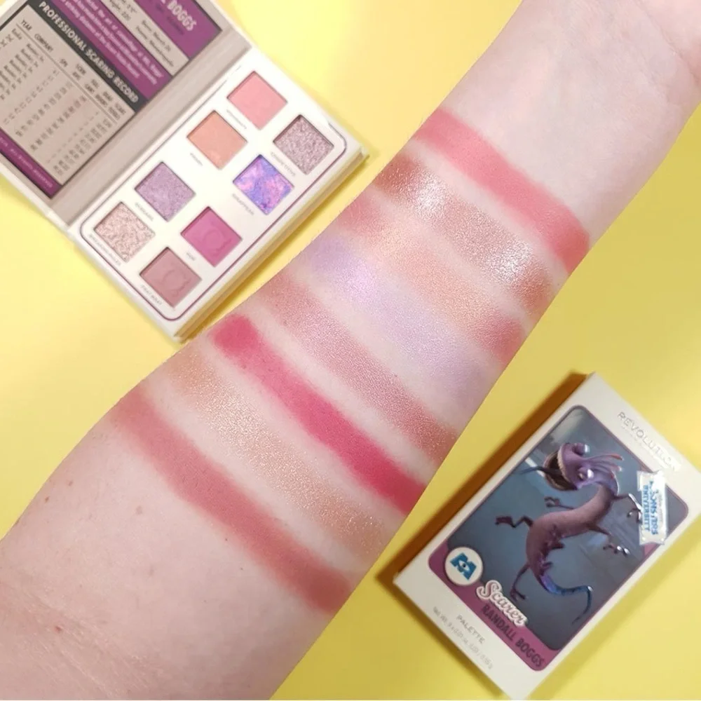 Makeup Revolution x Monsters University Card Eyeshadow Palette Randall Scare